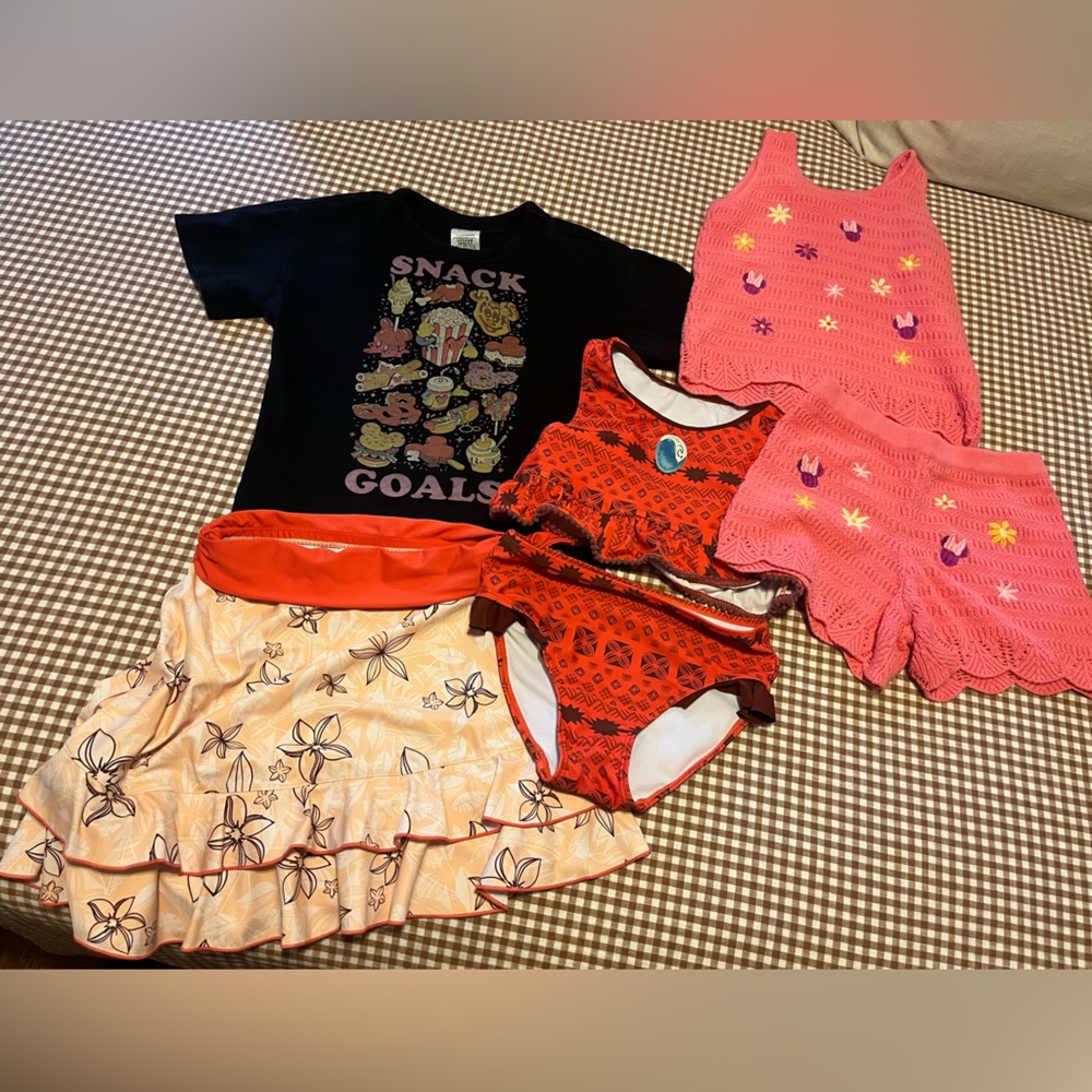 Lot Girls Disney Vacation Clothing Set